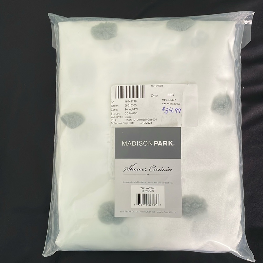 Shower curtain - Madison Park